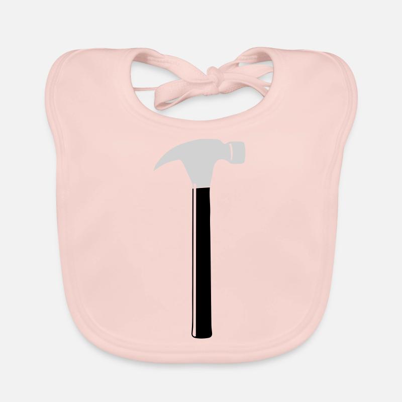 Tool Hammer Organic Baby Bibs