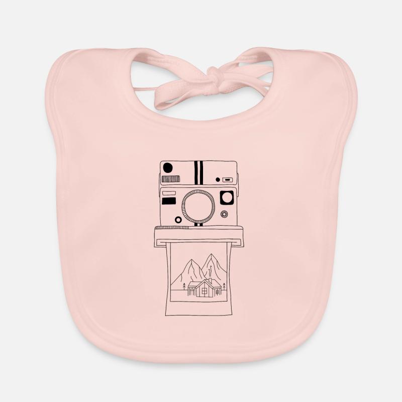 Caméra Cabine Hut Bavoir bio Bébé