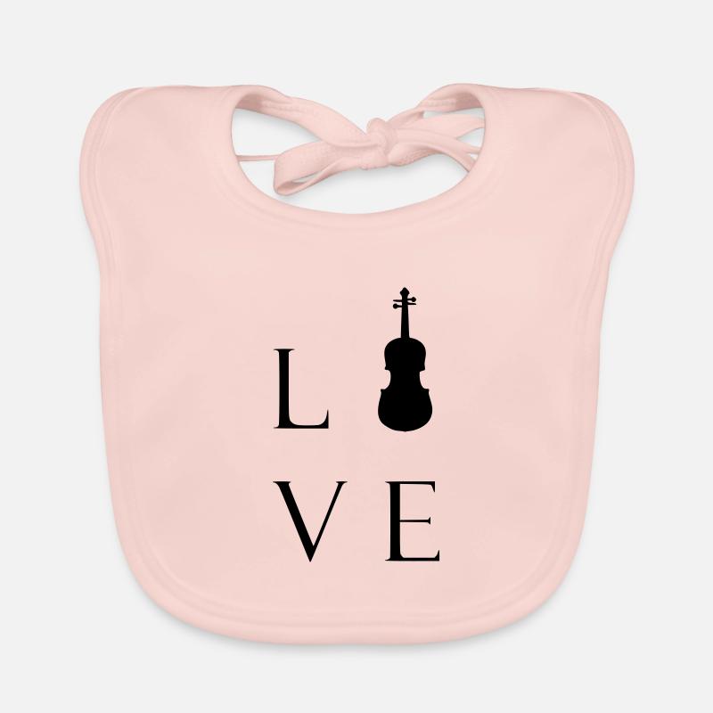 Violin Organic Baby Bibs