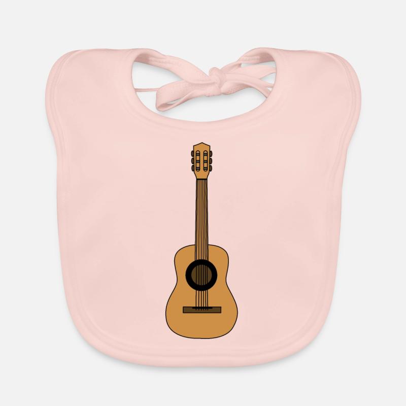 Guitar Organic Baby Bibs