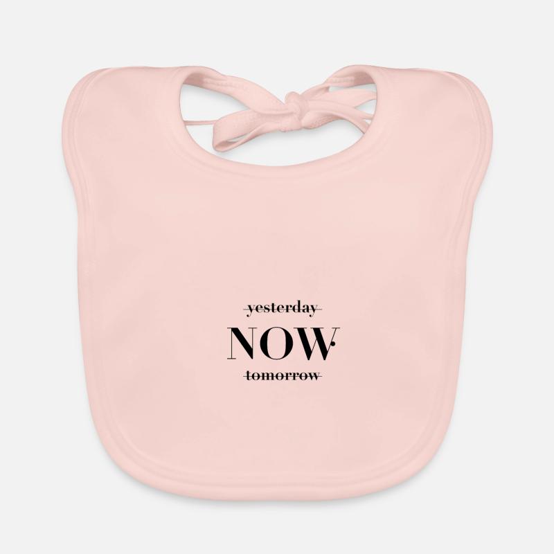 yesterday NOW tomorrow - Baby Bio-Lätzchen - Rose