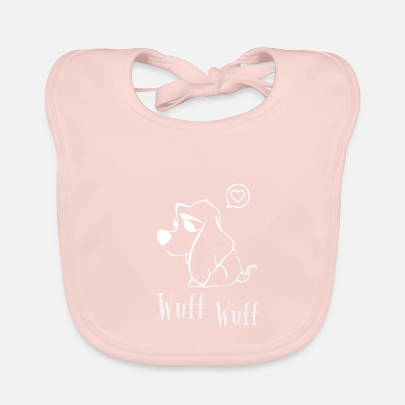 Wuff Wuff Hund Baby Bio-Lätzchen