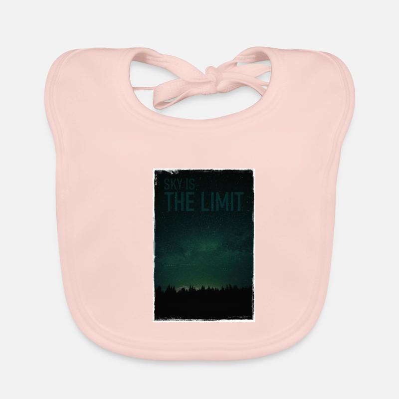 Sky is the limit Organic Baby Bibs