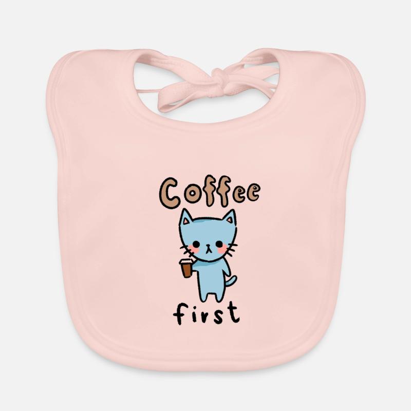 coffee cat Baby Bio-Lätzchen