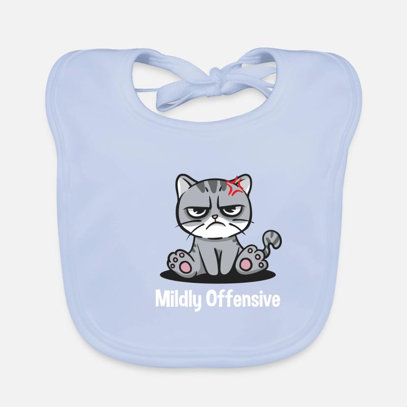 Slightly offensive sarcastic funny sarcasm Organic Baby Bibs