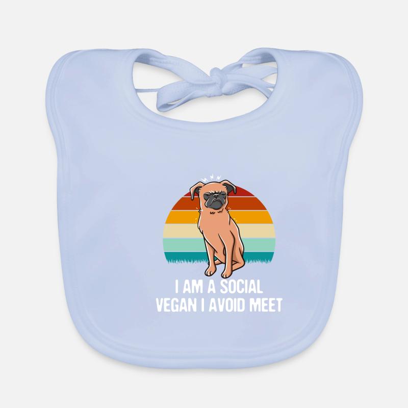 I am a social vegan. I avoid sar Organic Baby Bibs