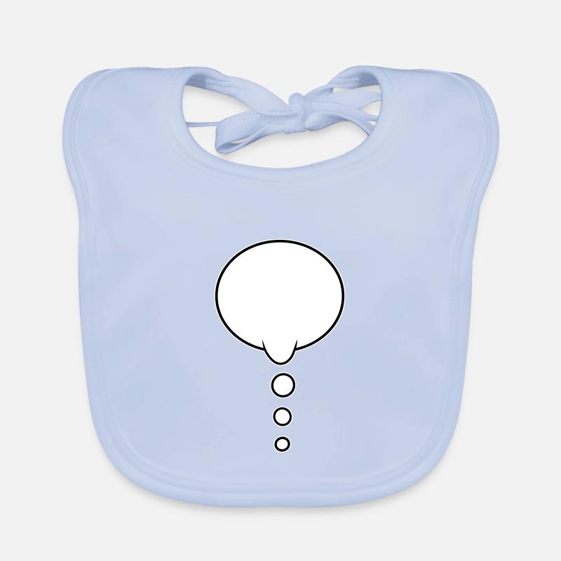 Thought Bubble Design Organic Baby Bibs