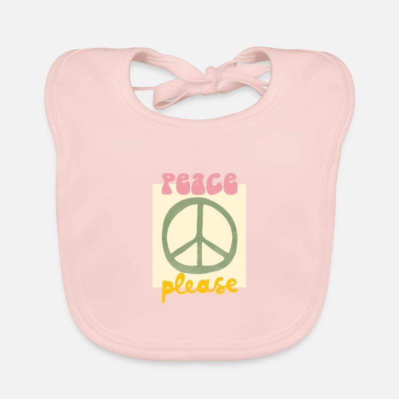 Paix Bavoir bio Bébé