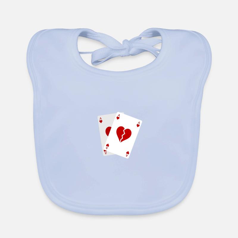 Broken heart Organic Baby Bibs