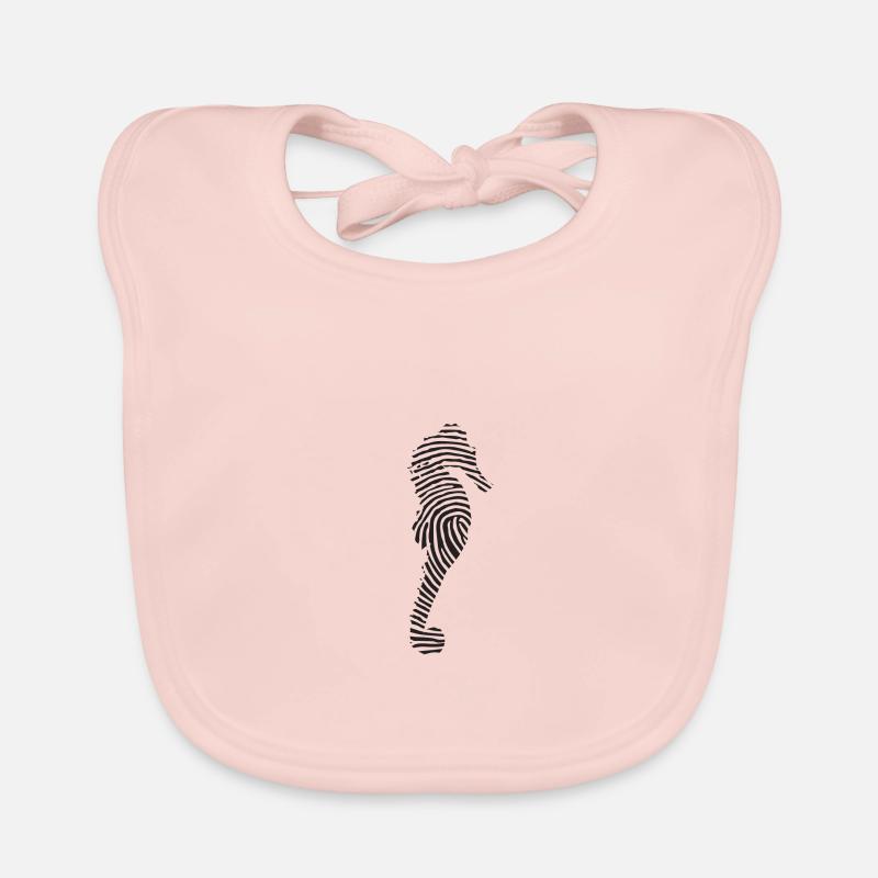 Hippocampe hippocampe Bavoir bio Bébé