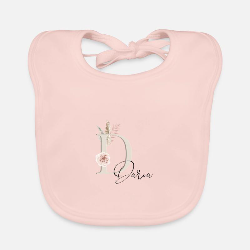 Daria! Name Boho Baby Bio-Lätzchen