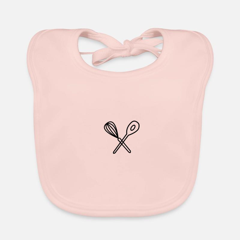 Kochlöffel kochen backen Baby Bio-Lätzchen