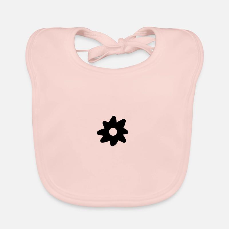 Blume Blumendesign Blumenkranz Baby Bio-Lätzchen