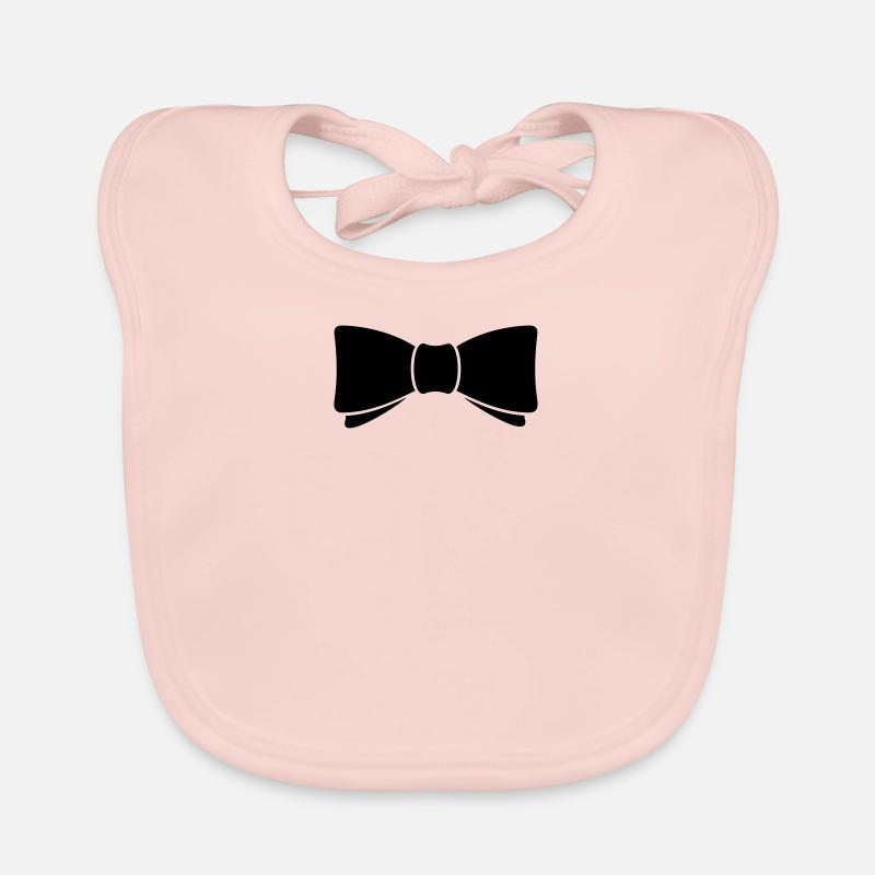 Fliege / bow tie (B, 1c) Baby Bio-Lätzchen