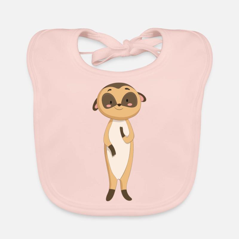 Chat de mer suricate Bavoir bio Bébé