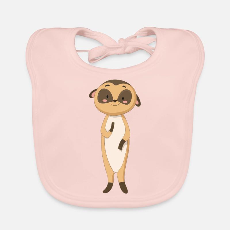 Cooles Erdmännchen Baby Bio-Lätzchen