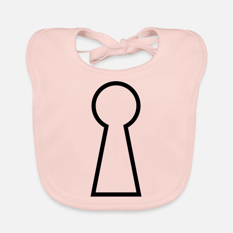 Trou de serrure Bavoir bio Bébé