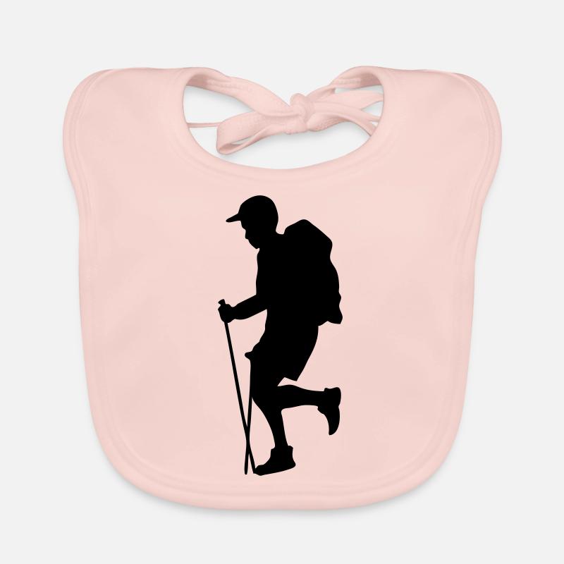 Wanderer Nordic-Walking-Wanderung Baby Bio-Lätzchen