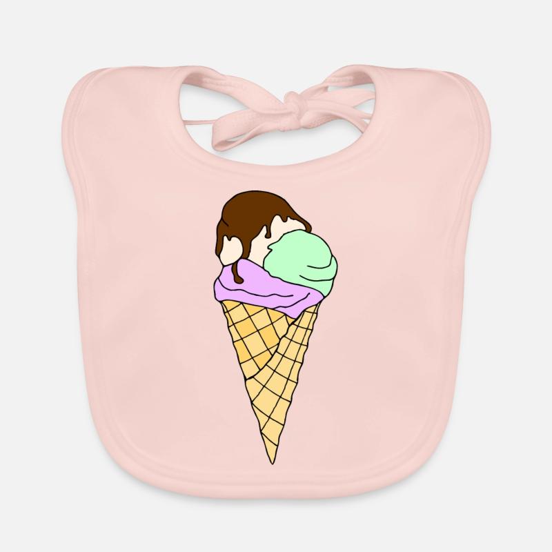 Eis Baby Bio-Lätzchen