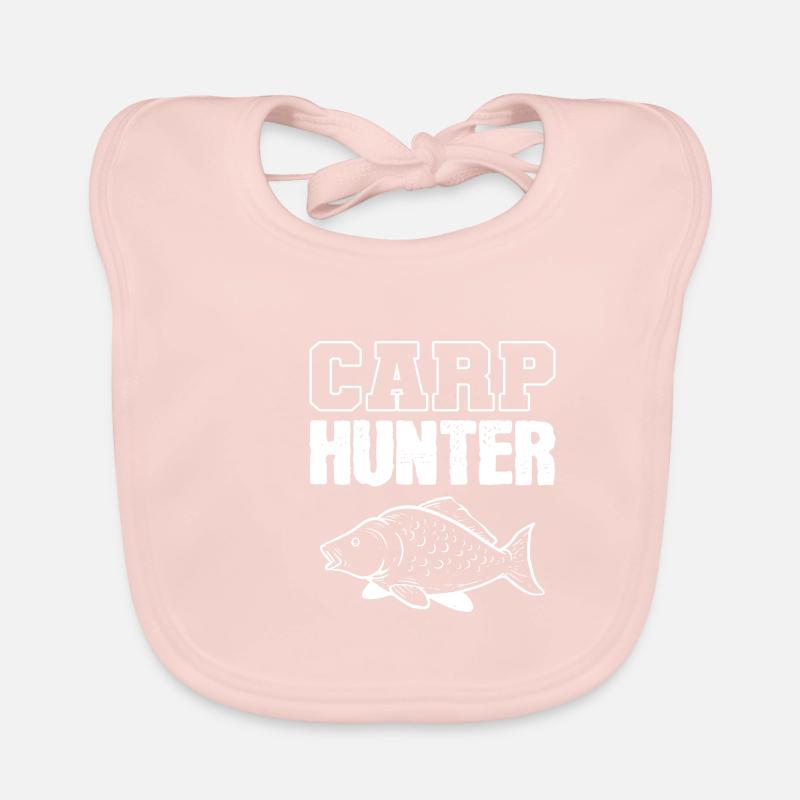 Carp Hunter Hobbyist Gift Organic Baby Bibs