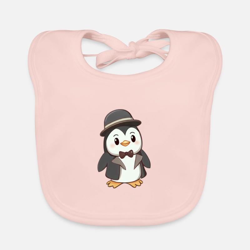 Pingouin Bavoir bio Bébé