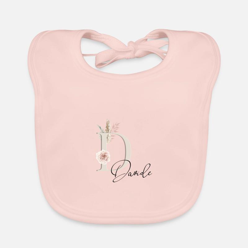Davide! Nom Boho Bavoir bio Bébé