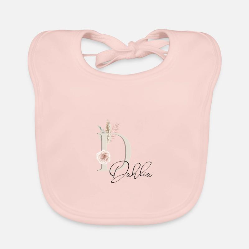 Dahlia! Nom Boho Bavoir bio Bébé