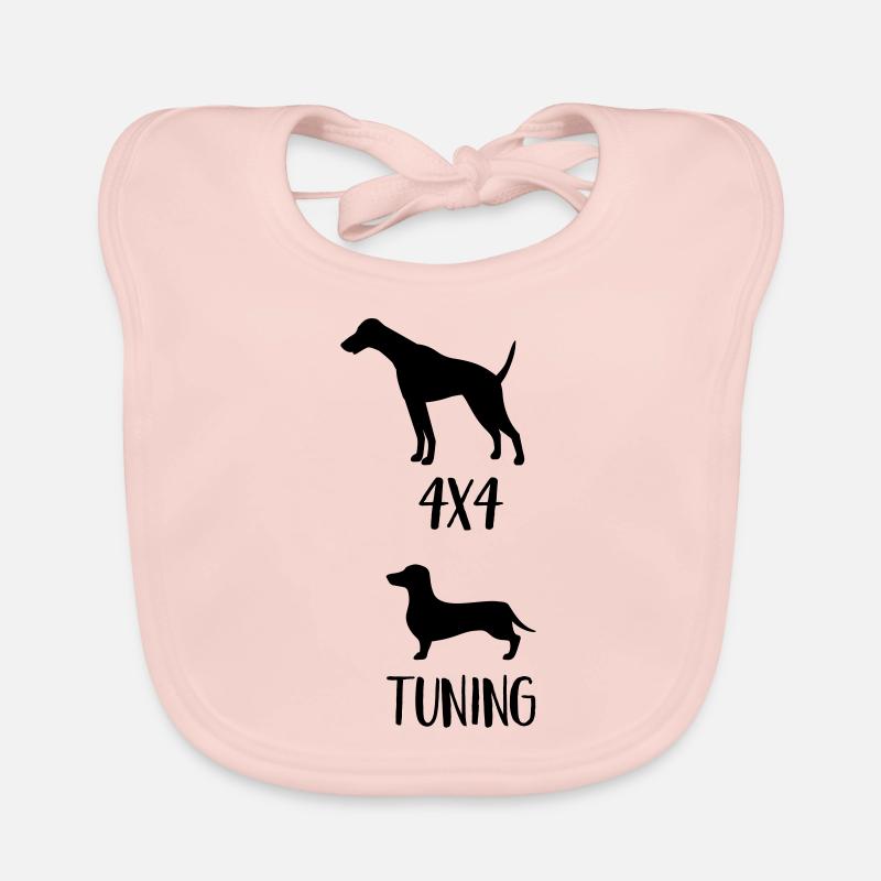 4x4 Dackel Baby Bio-Lätzchen