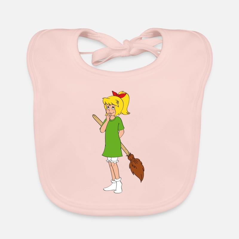 Bibi Blocksberg timide avec purée de pommes de terre Bavoir bio Bébé