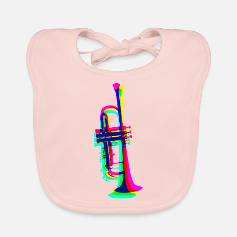 trompette Bavoir bio Bébé