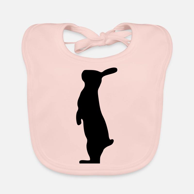 standing bunny rabbit bunny bunny bunny Organic Baby Bibs