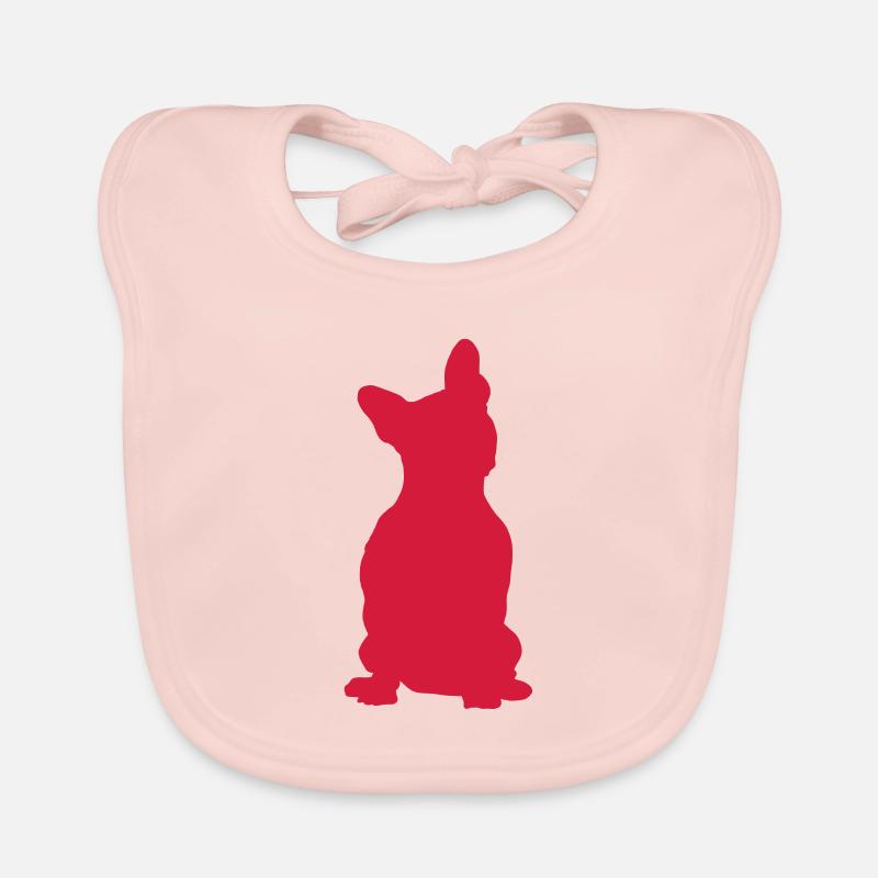 Bouledogue français Bavoir bio Bébé