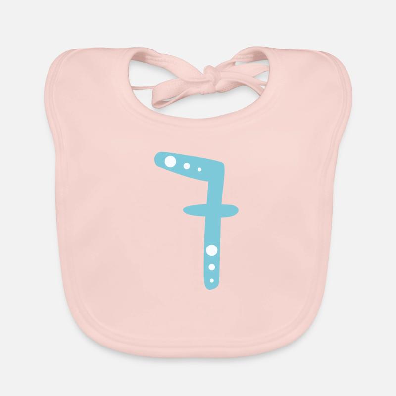 Nummer 7 Baby Bio-Lätzchen