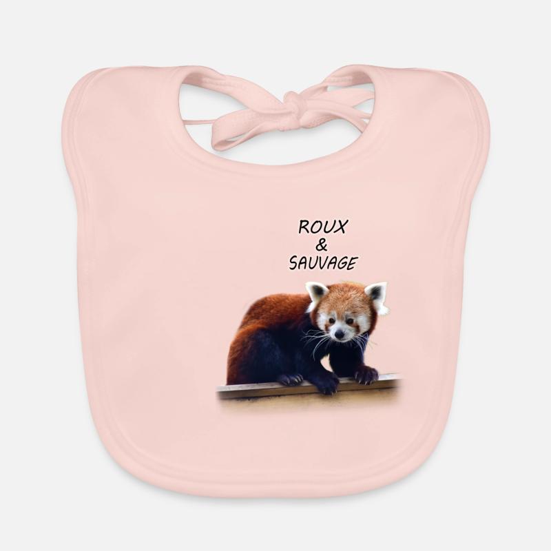 Roux et sauvage Bavoir bio Bébé