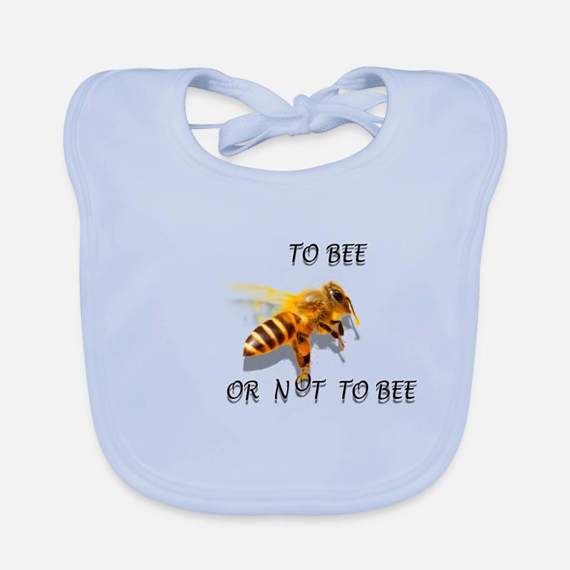 Biene sein oder nicht Baby Bio-Lätzchen