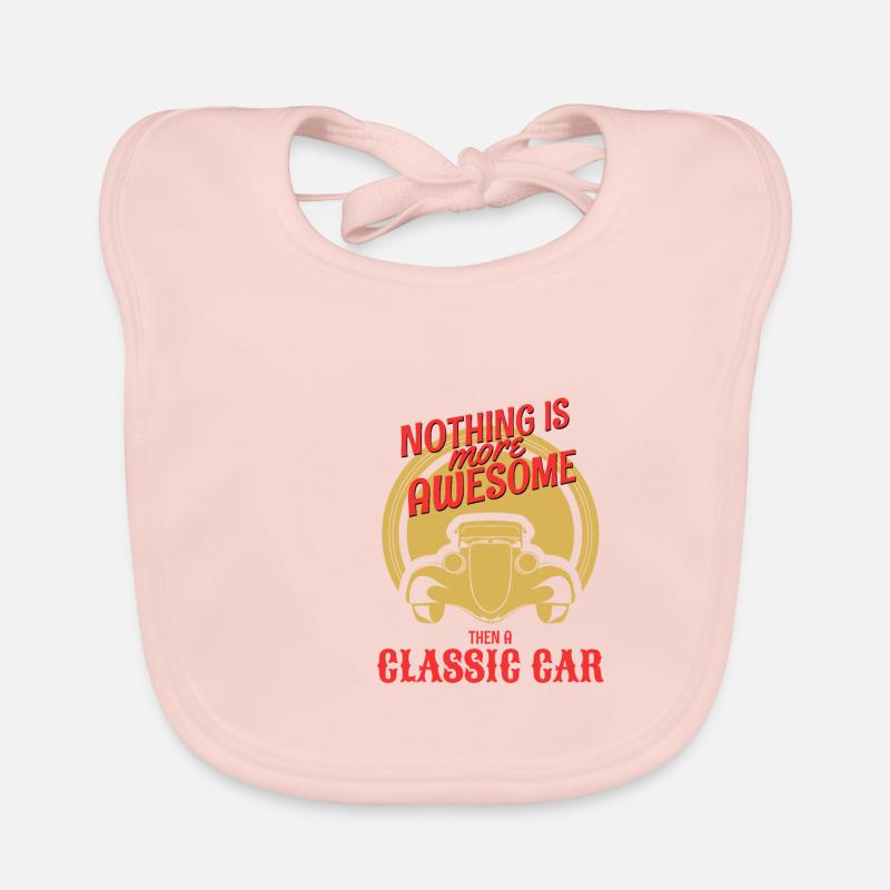 Klassisches Auto, Geschenk, Geschenkidee Baby Bio-Lätzchen