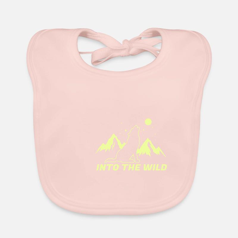 Into the wild, gift, gift idea Organic Baby Bibs