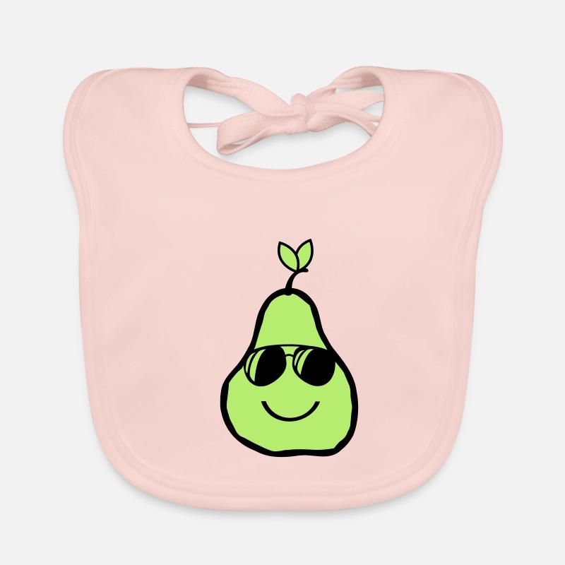 poire fraîche Bavoir bio Bébé