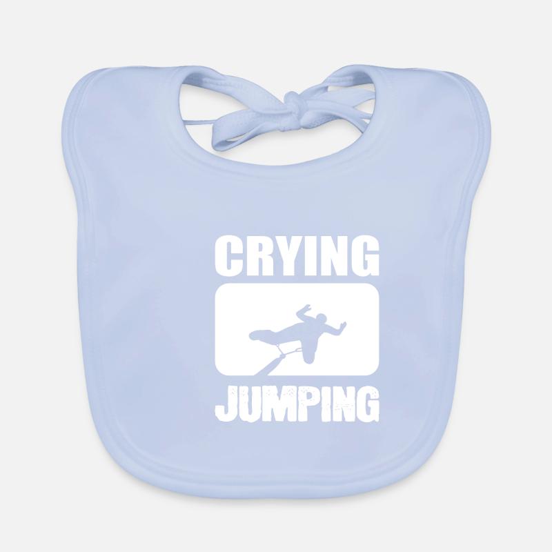 Weinend springen Tourist Geschenk Baby Bio-Lätzchen