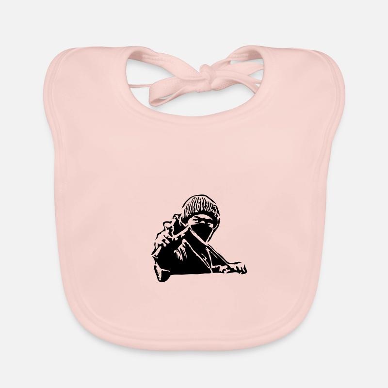 Slingshot Protester Organic Baby Bibs