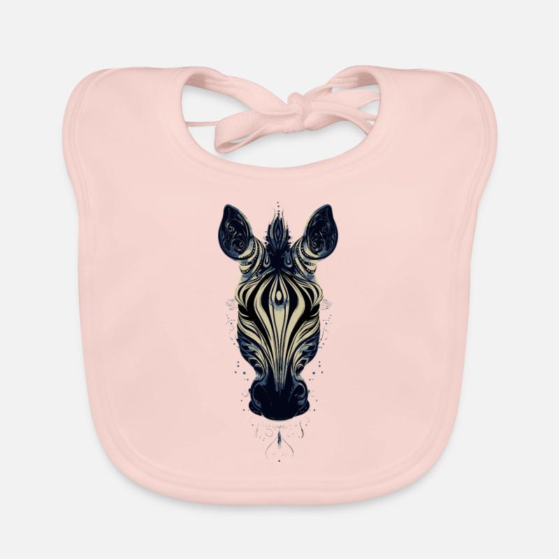 Zebra Kunst Baby Bio-Lätzchen