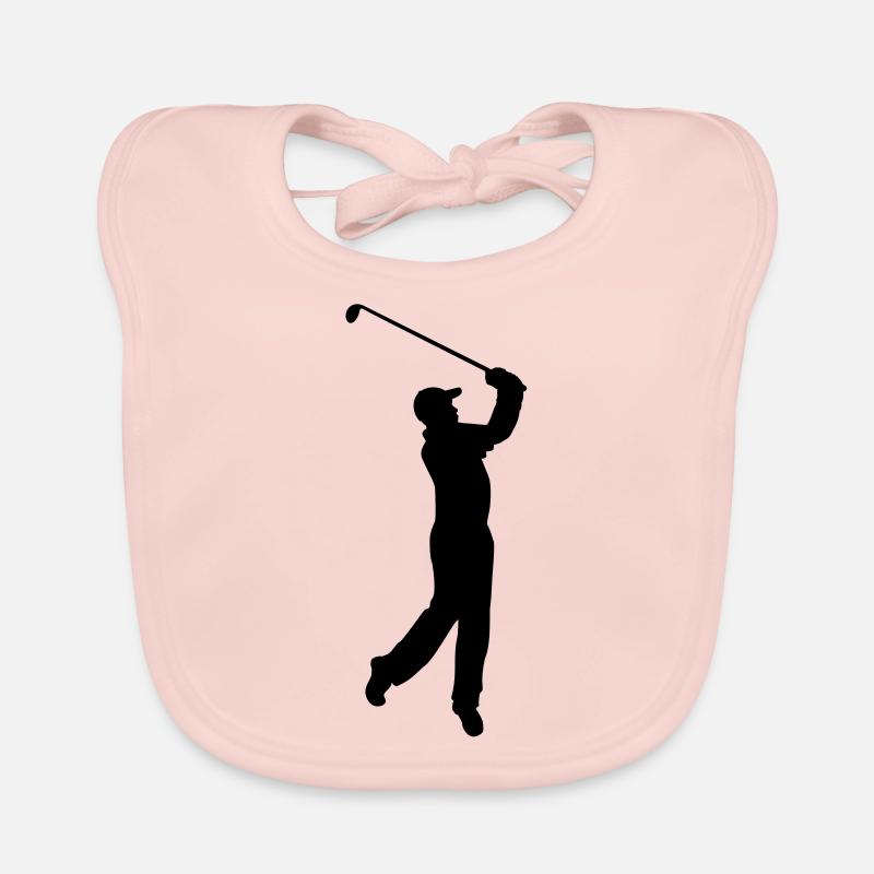 golfer Baby Bio-Lätzchen