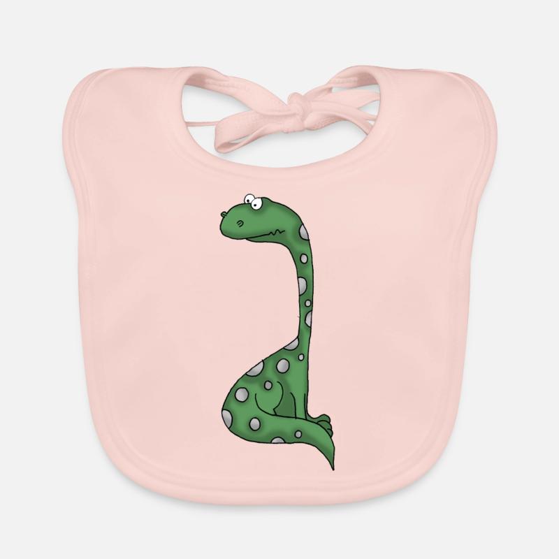 Dino 27 - Baby Bio-Lätzchen - Rose