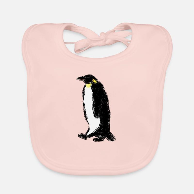 Kaiserpinguin / Emperor Penguin Design I Baby Bio-Lätzchen
