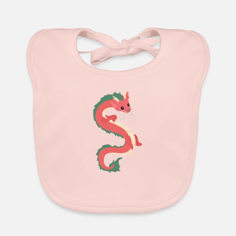 chinesischer Drache Baby Bio-Lätzchen