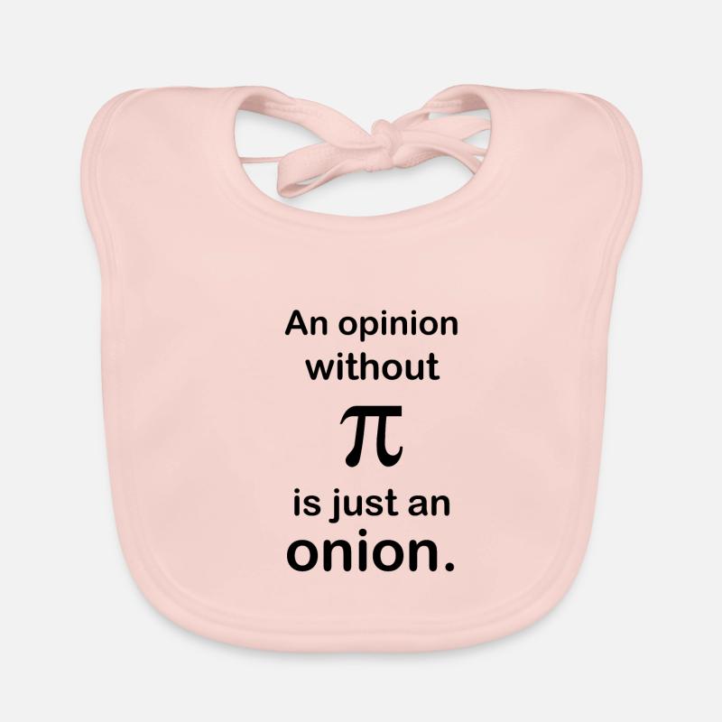 Math joke design Organic Baby Bibs