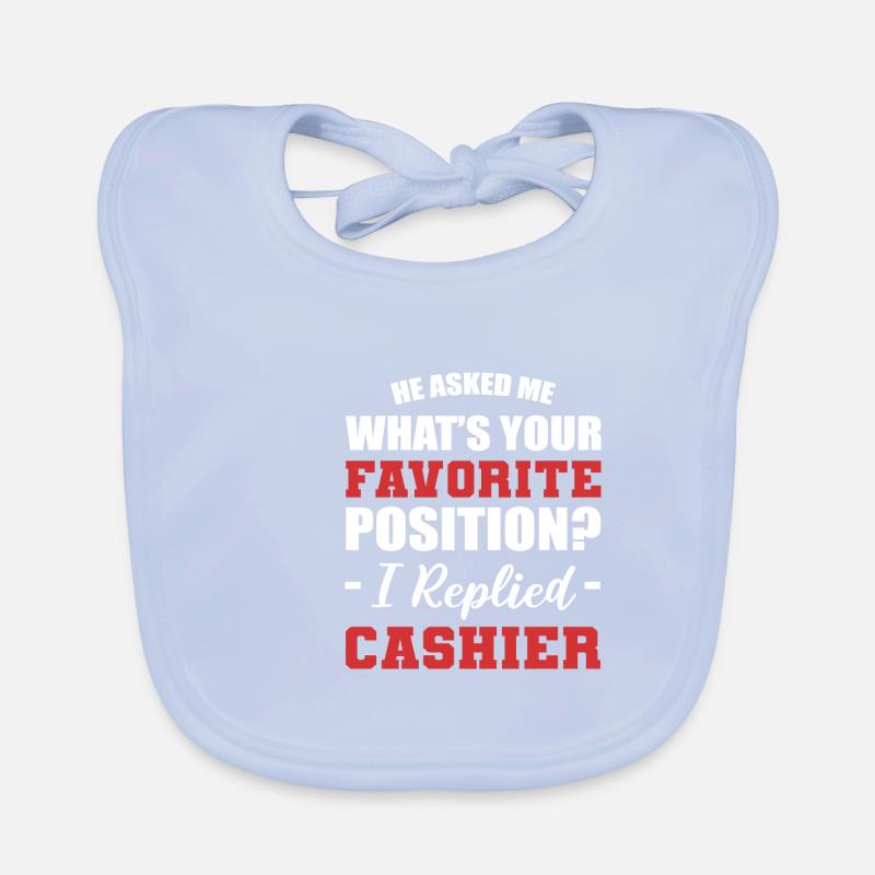 Lieblingsposition Fleißiges Personal Geschenk Baby Bio-Lätzchen