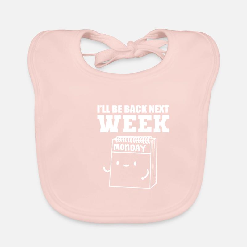 Lundi prochain Cadeau comptable Bavoir bio Bébé