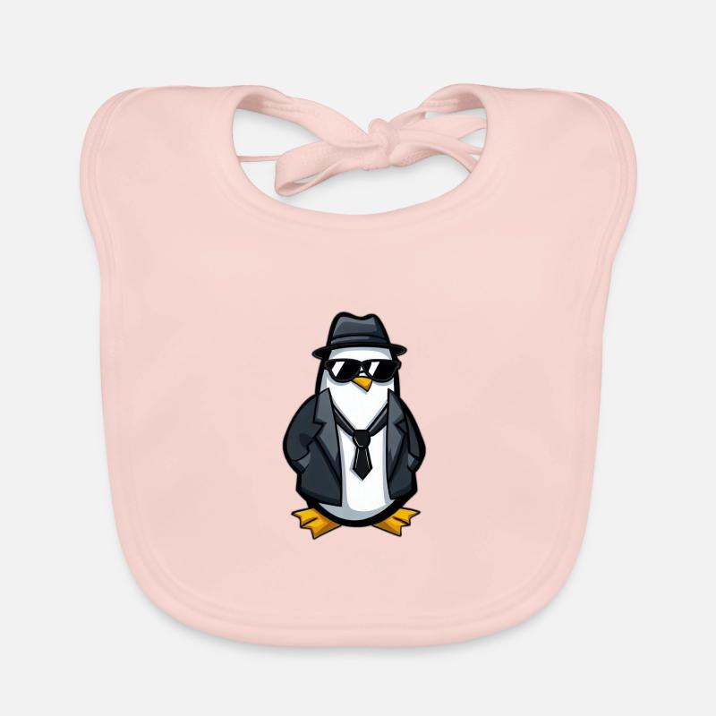 Agent Pinguin Baby Bio-Lätzchen