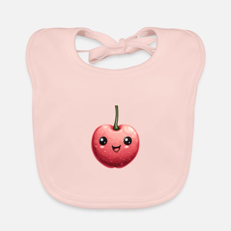 Kirsche Baby Bio-Lätzchen